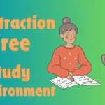 A student has successfully created a distraction-free study environment