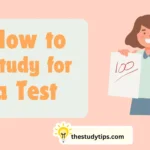 How to study for a test